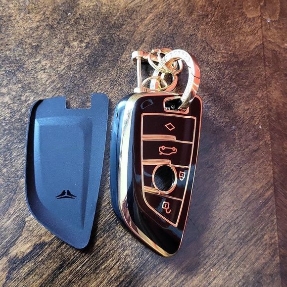 1 pc Cadillac keychain case + 1piece keyring set - Picture 4 of 5